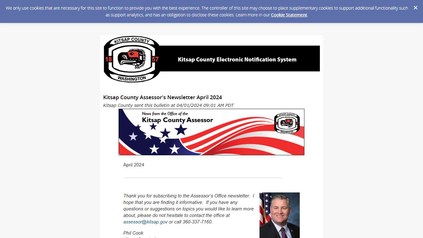 Kitsap County Assessor's Newsletter April 2024