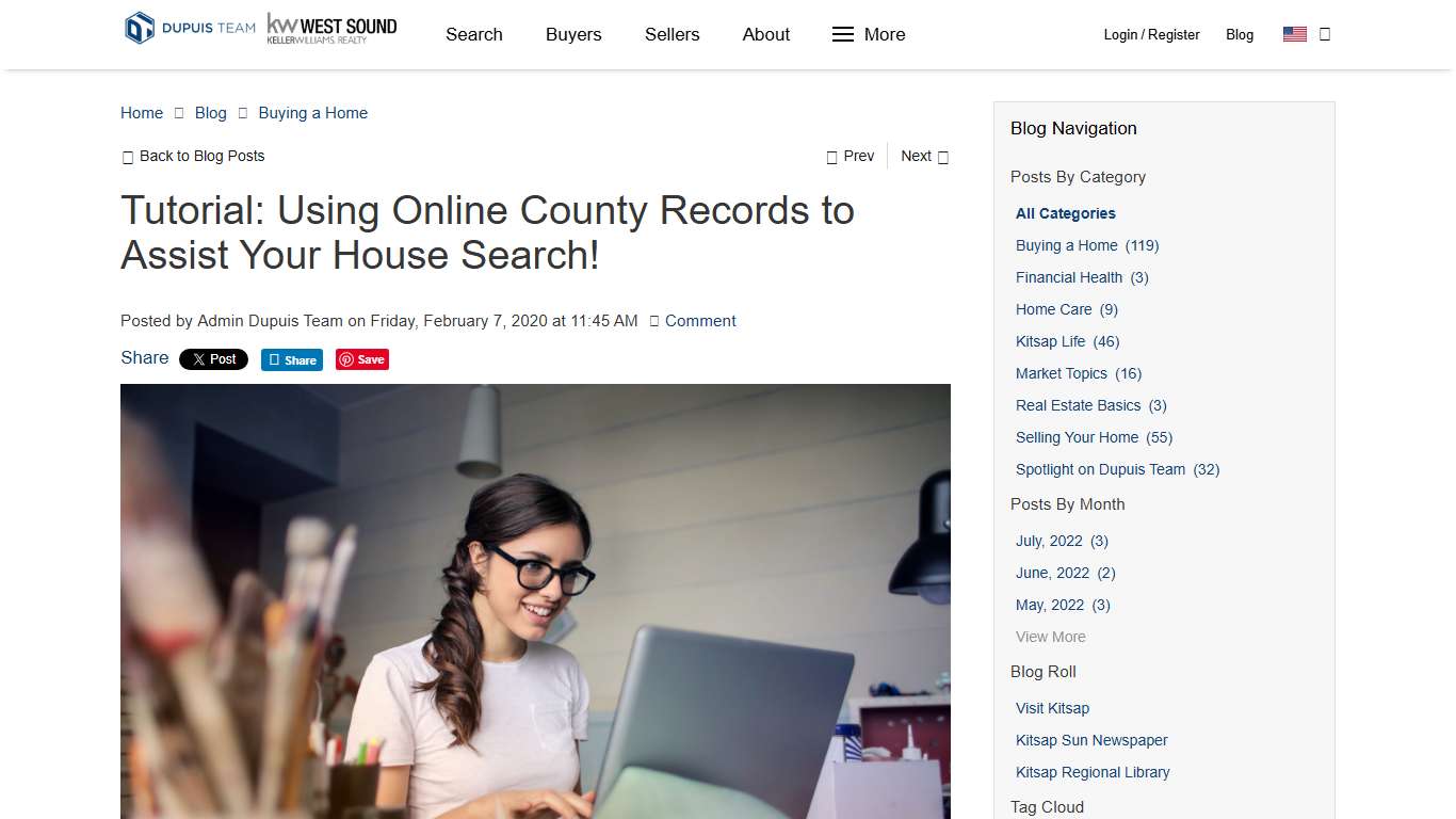 Kitsap County Real Estate Blog by Dupuis Team | Tutorial: Online County Parcel Search As an Aid to Your House Search!